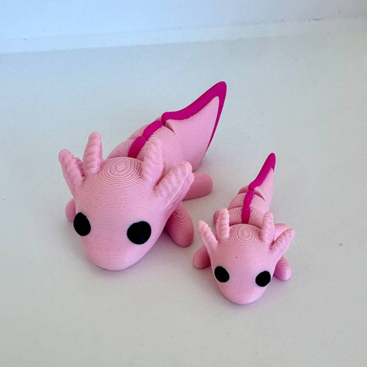 Articulating Baby Axolotls