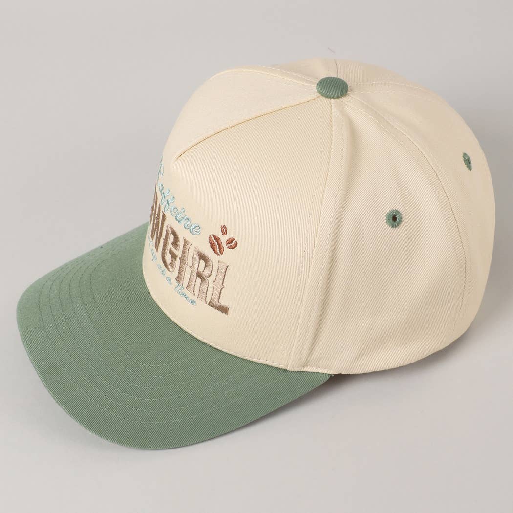 Caffeine Cowgirl One Cup At A Time Hat